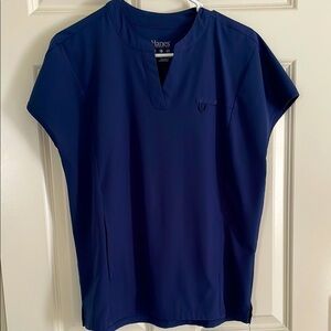 Hanes Navy Scrub top